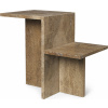 Stolík Distinct Travertine hnedý