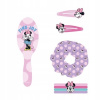 Minnie Mouse sada na vlasy kefa gumičky Disney kefa
