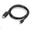 LENOVO adaptér Mini-DisplayPort to DisplayPort Monitor Cable - přenos signálu přes miniDP na DisplayPort 0B47091