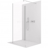 CERANO - Sprchová zástena Walk-in Onyx Corner Round Ľ/P - 8 mm - okrúhla vzpera - chróm, transparentné sklo - 110x110x200 cm