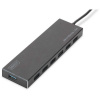 Digitus DA-70241-1 7 portů USB 3.0 hub s hliníkovým krytom čierna; DA-70241-1