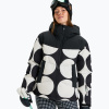 Dámska snowboardová bunda ROXY Alofted Puffy true black/big dots