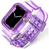 Bomba Silikónový remienok s ochranným púzdrom pre Apple Watch Farba: Fialová, Veľkosť ciferníka Apple watch: 38/40/41mm TC002_PURPLE-38_40MM