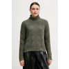Sveter s prímesou vlny United Colors of Benetton 1FDFD10F2 zelená XL