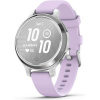 Garmin Lily 2 Active Silver s remienkom Purple Jasmine