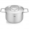 Fissler Vysoký kastról PURE 20 cm, strieborná farba, nerezová oceľ