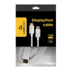 Gembird kábel DisplayPort (M/M), 4K, 1.8 m, biely CC-DP2-6-W