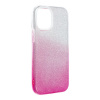 Puzdro gumené Apple iPhone 12 Pro Max Shining transparentno-ruž