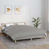 Zátěžová deka šedá 200 x 220 cm 13 kg textil Šedá 3154787