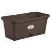 STEFANPLAST Samozavlažovací kvetináč NATURAL 80x40x34cm moka