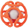 Hryzátko Nattou hryzátko silikónové lopta 2v1 bez BPA 10 cm oranžovo-šedá (5414673879057)