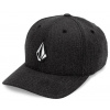 pánska šiltovka VOLCOM FULL STONE HEATHER FLEXFIT CAP Charcoal Heather L/XL