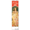NOTIQUE Nástenný kalendár Alfons Mucha CZ/SK 2027, 12 x 48 cm - Notique