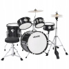 VEVOR 5-dielny bicí set s basovým bubnom 35,6 cm, čierny
