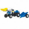 Roll Toys New Holland Tractor s lyžičkou a prívesom (Roll Toys New Holland Tractor s lyžičkou a prívesom)