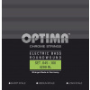 Optima Struny pre e-bas Chrome Strings. Round Wound Short Scale