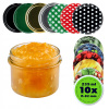 10 x NÁDOBA 235 ml + UZÁVER FI82 NÁDOBA NA DŽEM