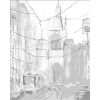 ZUTY Bodkovanie - PRAHA PRAŠNÁ BRÁNA Rámovanie: bez rámu a bez vypnutia plátna, Rozmer: 80x100 cm
