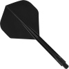 Letky s násadkou Condor AXE No2, čierne Dĺžka násadky: 33 mm