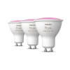 Philips LED žiarovka Hue White and Color Ambiance 4.3W 350 GU10 3ks