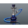 Fajka vodná SHISHA 25cm/1 s kufríkom modrá