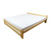 Posteľ z masívu EDA 140x200 cm - rám bez roštu + 2 ks matraca Vital