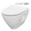 CERSANIT Set B292 Závesná misa Mille Plus Clean On + sedátko SLIM