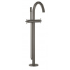Grohe Atrio - Vaňová batéria do podlahy, s otočným výtokom, kefovaný Hard Graphite 25044AL3