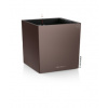 Lechuza geobra Kvetináč Lechuza Cube all-in-one set Farba: hnedá, Veľkosť: 50 (49 x 49 / 49,5 cm)