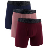 Under Armour Perf Tech Cotton 6in 3 Pack - Maroon Mist Heather - men´s M