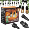Zahradní girlanda 15m + 31x 1W LED žárovka