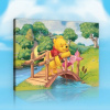 Obraz na plátne obdĺžnik - OB1513 - Medvedík Pu a kamaráti 80cm x 60cm - O6