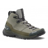 SALEWA Pánska treková obuv PUEZ LEATHER MID PTX M shadow/dark olive - zelená Veľkosť EU: 40