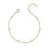 BALLS silver bracelet - gold-plated