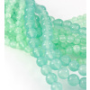 Přírodní Jade korálky 4-6mm Tyrkys - Návlek - 6mm