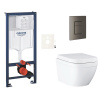 Siko Závěsný WC set do lehkých stěn / předstěnová montáž GROHE Euro Ceramic GRSEUSCAL0