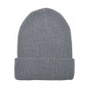 Recycled Yarn Waffle Knit Beanie - grey
