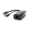 PoE splitter 12V/1A, IEEE802.3af/at, 10/100Mbps
