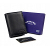 Peňaženka - Ronaldo Peňaženka Prírodná koža čierna 0800 -D čierna - mužský produkt (Ronaldo Classic Men's Wallet Leather Leather P25)