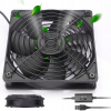 POČÍTAČOVÝ VENTILÁTOR 120X120 1500RPM USB, VÝKONNÉ CHLADENIE S 3 PREVODOVÝMI STUPŇAMI