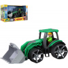 LENA TRUXX 2 auto traktor se lžící funkční set s figurkou plast v krabici