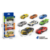 Auto závodné na spätné natiahnutie 4 ks 7 cm (W047790)