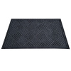 VMBal - Odolná vstupná rohož CROSS 120 x 80 cm - ČIERNA