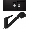 Set Schock S26-2 (dřez Formhaus D-150L Nero + baterie Cosmo.120 Nero)