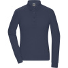 James & Nicholson Polokošile JN 1841, dlouhý rukáv, dámská COT02184100314-navy Navy 4XL