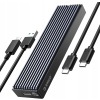 ORICO kryt disku M.2 NVMe SSD, USB3.2 Gen2 10 Gb/s PCIe M-Key, sivý