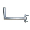 TIPA 14561115 Anténní držák 35cm na balkon s vlnkou, trubka 42/2mm, výška 16cm žár.