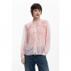 Dámská halenka DESIGUAL 25SWBW05 3035 BLUS ENIO 3035 RED velikost XS