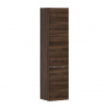 Hansgrohe Xelu Q - Vysoká skrinka 40x165x35 cm, 2 dvierka, pánty vpravo, tmavý orech/chróm 54142000