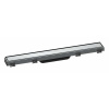 Hansgrohe RainDrain Match Sprchový žľab s nerezovým roštom 600, s výškovo nastaviteľným rámom, chróm 56036000-HG